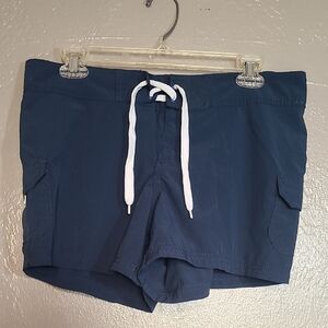 Okami Surf Navy Blue Women's Swim  Shorts Size 6 EUC